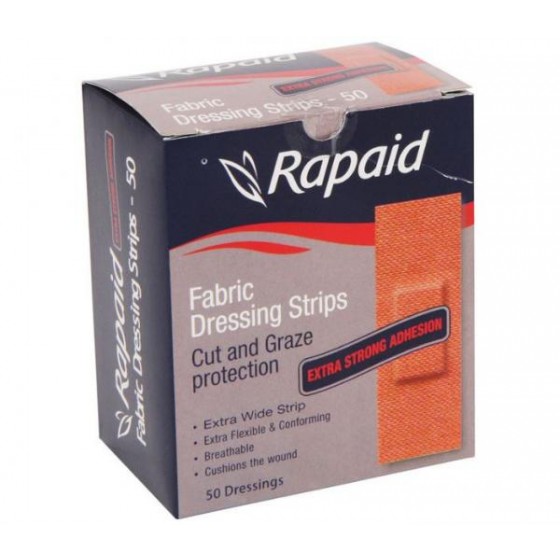 RAPAID FABRIC STRIPS EXTRA WIDE - BOX 50