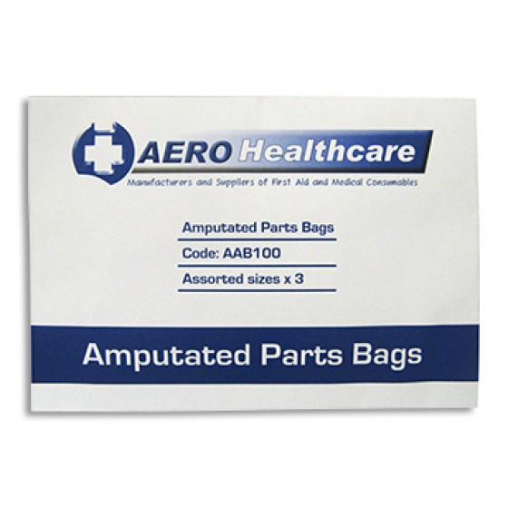 AMPUTATED PARTS BAGS (3 X SIZED BAGS)