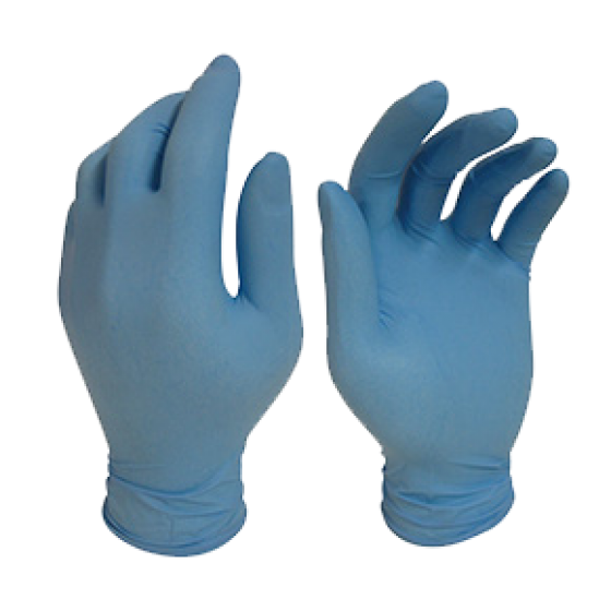 ‘BLUE SHIELD’ Nitrile Disposable Gloves Box 100
