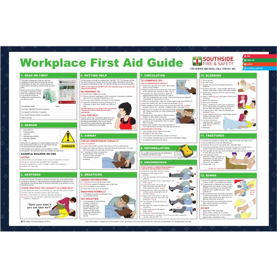 WORKPLACE FIRST AID SIGN 600mm x 400mm 