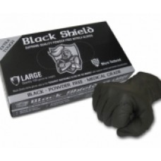 BLACK NITRILE DISPOSABLE GLOVE BOX 100