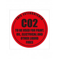 ID SIGN (DISK) CO2 SELF ADHESIVE