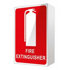 ANGLED FIRE EXTINGUISHER LOCATION SIGN - 150mm X 225mm 