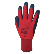 MUNICH red Nylon Gloves CTN 120 Size LGE