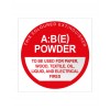 ID SIGN (DISK) ABE EXTINGUISHER 190MM X 190MM