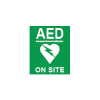 AED ON SITE STICKER