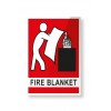 LOCATION SIGN FOR FIRE BLANKET  - 150mm X 225mm