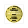 ID SIGN WET CHEMICAL (DISK)-  190mm X 190mm